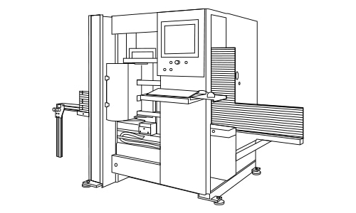 Vertical CNC processing centres